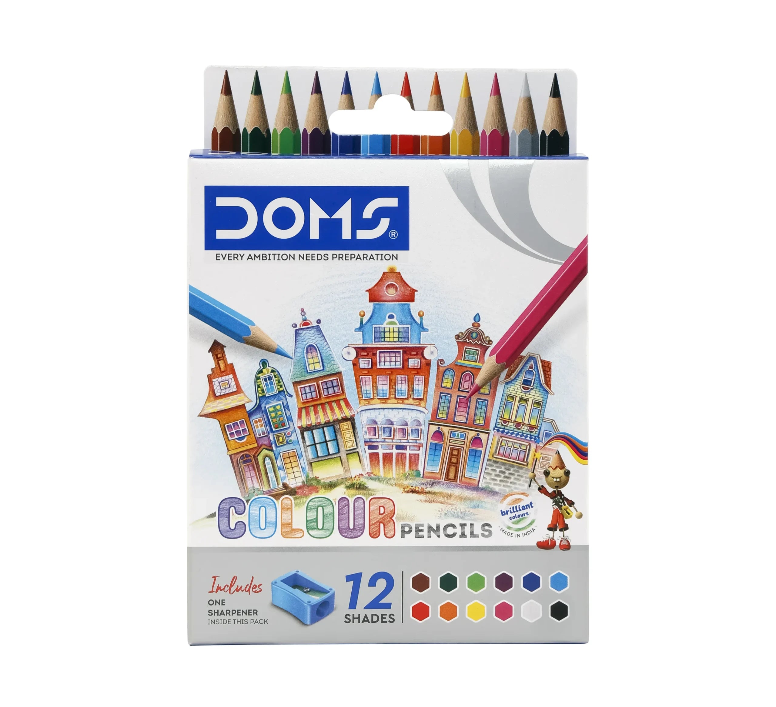 DOMS PENCIL 3443 HSC 12S COL PENCIL DOMS PENCIL 3443 HSC 12S COL PENCIL